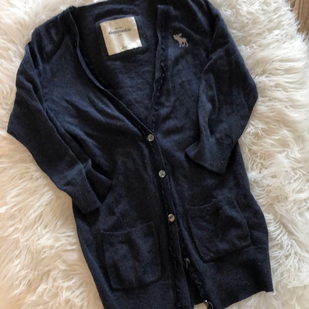Abercrombie kids 3/4 sleeve sweater